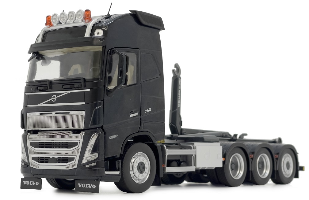 Volvo FH5 Truck met Meiller Haakarm Antraciet - 1:32